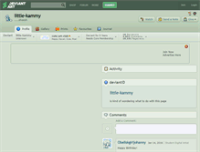 Tablet Screenshot of little-kammy.deviantart.com