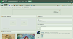 Desktop Screenshot of ninhol.deviantart.com