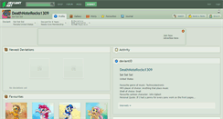 Desktop Screenshot of deathnoterocks1309.deviantart.com