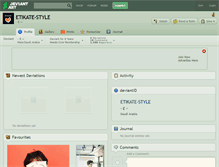 Tablet Screenshot of etikate-style.deviantart.com