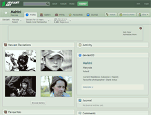 Tablet Screenshot of mahini.deviantart.com