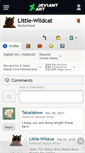 Mobile Screenshot of little-wildcat.deviantart.com