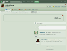 Tablet Screenshot of little-wildcat.deviantart.com