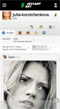 Mobile Screenshot of julia-korotchenkova.deviantart.com