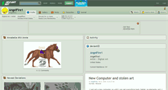 Desktop Screenshot of angelfire1.deviantart.com