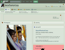 Tablet Screenshot of dannyphantomcrazy.deviantart.com