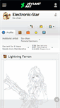 Mobile Screenshot of electronic-star.deviantart.com