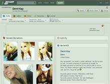 Tablet Screenshot of demi-kay.deviantart.com