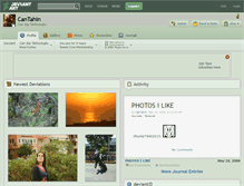 Tablet Screenshot of cantahin.deviantart.com