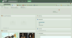 Desktop Screenshot of nylontickler.deviantart.com