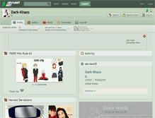 Tablet Screenshot of dark-khaos.deviantart.com