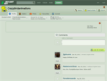 Tablet Screenshot of crazybirdanimations.deviantart.com