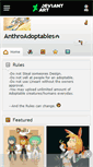 Mobile Screenshot of anthroadoptables.deviantart.com