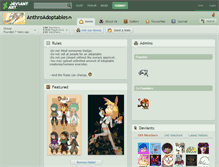 Tablet Screenshot of anthroadoptables.deviantart.com