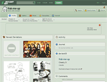 Tablet Screenshot of frak-me-up.deviantart.com