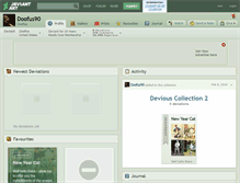 Tablet Screenshot of doofus90.deviantart.com