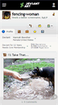 Mobile Screenshot of fencing-woman.deviantart.com