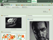 Tablet Screenshot of mr-piopio.deviantart.com
