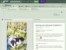 Tablet Screenshot of milwa-cz.deviantart.com