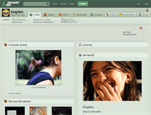 Tablet Screenshot of krapfen.deviantart.com