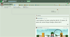 Desktop Screenshot of hadoukenfighter.deviantart.com