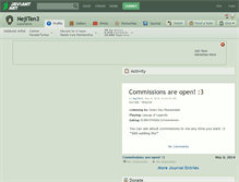 Tablet Screenshot of nejiten3.deviantart.com