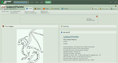 Desktop Screenshot of goddessofthewild.deviantart.com