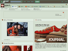 Tablet Screenshot of delia15.deviantart.com