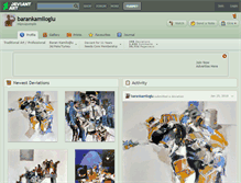 Tablet Screenshot of barankamiloglu.deviantart.com