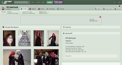 Desktop Screenshot of kh-marluxia.deviantart.com