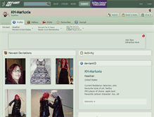 Tablet Screenshot of kh-marluxia.deviantart.com