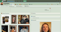 Desktop Screenshot of marekangelo.deviantart.com