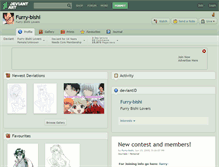 Tablet Screenshot of furry-bishi.deviantart.com