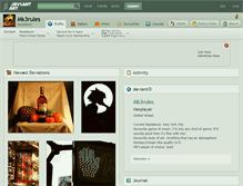 Tablet Screenshot of mk3rules.deviantart.com