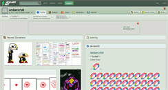 Desktop Screenshot of ambercristl.deviantart.com