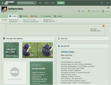 Tablet Screenshot of fatfatmcfatty.deviantart.com