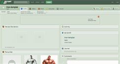 Desktop Screenshot of iron-templar.deviantart.com