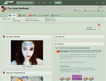 Tablet Screenshot of fun-sized-redhead.deviantart.com