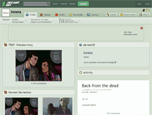 Tablet Screenshot of innera.deviantart.com