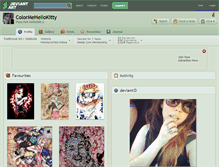 Tablet Screenshot of colormehellokitty.deviantart.com