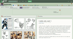 Desktop Screenshot of hawkscomm.deviantart.com