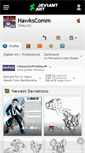 Mobile Screenshot of hawkscomm.deviantart.com