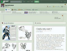 Tablet Screenshot of hawkscomm.deviantart.com