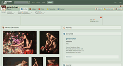 Desktop Screenshot of gerard-chan.deviantart.com
