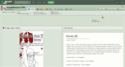 Desktop Screenshot of kyuubifoxlova1994.deviantart.com