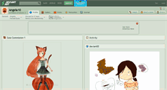 Desktop Screenshot of angela10.deviantart.com