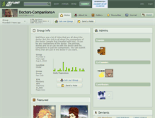 Tablet Screenshot of doctors-companions.deviantart.com