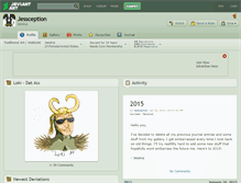 Tablet Screenshot of jessception.deviantart.com