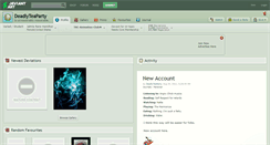 Desktop Screenshot of deadlyteaparty.deviantart.com