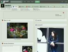 Tablet Screenshot of luandrei.deviantart.com
